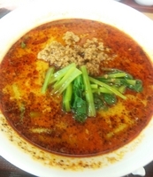 「担々麺（ランチセット）850円」@中華料理 たけまさの写真