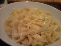 「つけそば（醤油） 850円…乱切り麺100円増し+野菜 250円」@中華そば すずらんの写真