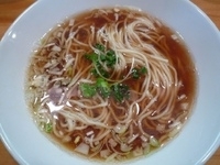 「かけそば（煮干醤油）（550円）」@麺 風天の写真