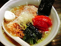 「塩ラーメン+焼きトマト」@RAMEN CiQUEの写真