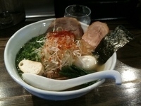 「塩ラーメン+チャーシュー+塩味玉+ねぎ」@RAMEN CiQUEの写真