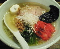 「塩らーめん700円+焼きトマト150円=850円」@RAMEN CiQUEの写真