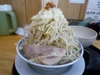「ふじ麺（680円）+野菜2倍増し（現金100円）」@勝神角ふじの写真