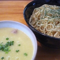 「つけそば（野菜の濃厚ブロード）（300g） 700円+とろけるチ」@麺 風天の写真