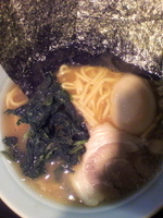 「ラーメン並（硬め）\650+半熟味玉（クーポン）」@ラーメンたかし屋の写真