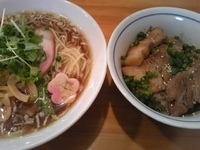 「中華そば（にぼし醤油）￥700 豚めし￥300」@麺 風天の写真