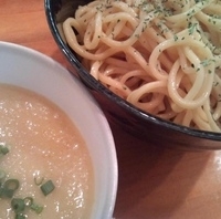 「つけそば（野菜の濃厚ブロード300g）+〆のチーズリゾット（70」@麺 風天の写真