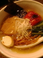 「塩らーめん+焼きトマト」@RAMEN CiQUEの写真