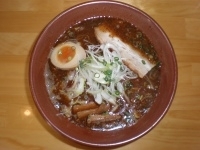「極ラーメンセット\900（極ラーメン+チャーシューご飯）+餃子\」@麺屋 味笑の写真
