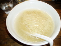 「雉出汁の塩掛けそば（800円）」@RAMEN CiQUEの写真