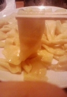 「味噌平打つけそば」@中華そば すずらんの写真