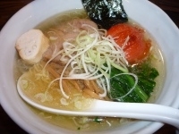 「塩ラーメン 700円  +焼きトマト150円」@RAMEN CiQUEの写真