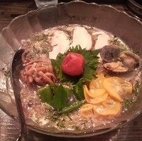 「浅蜊の冷製スープと南高梅の塩冷やし麺」@RAMEN CiQUEの写真