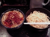 「辛味噌つけ麺 800円」@ガガガ職堂 A short chainの写真