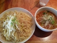 「味噌もやしつけ ひもかわ 大盛り（950円）」@中華そば すずらんの写真