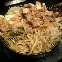 「ガガガの油そば（並盛）+短冊チャーシュー（本日限定トッピング）」@ガガガ職堂 A short chainの写真