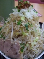 「ふじ麺+中盛+野菜増し」@勝神角ふじの写真