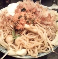 「油そば+大盛り」@ガガガ職堂 A short chainの写真