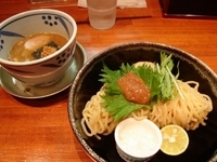 「梅干しつけ麺」@つけ麺二代目みさわの写真