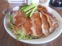 「【6月限定】スタミナ和え麺味噌肉添え(大盛り) ￥850」@中華そば 伝堂の写真