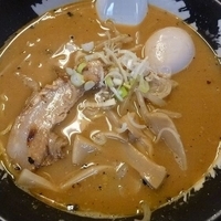 「味玉味噌 太麺」@麺魂 鉄の写真