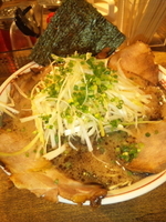 「ネギチャーシュー麺（細麺）」@水田商店の写真