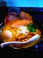 「とりそば700円+大盛り100円+全部乗せ300円（本日値引き）」@麺堂 稲葉の写真