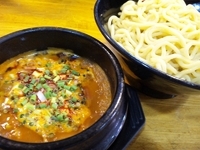 「ブタカラツケ（豚バラ入り）（辛x4）大盛￥920」@カラツケグレの写真