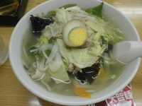 「豚菜ラーメン（通常730円が本日サービス600円）セット半炒飯（」@麺家きむらの写真