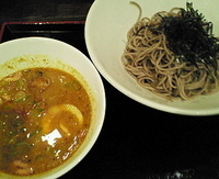 「カレーつけ蕎麦 950円」@つけ蕎麦 安土 歌舞伎町店の写真
