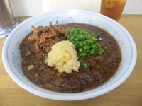 「板場のぶっかけカレー （ニンニク） 鳥青湯 ￥850」@MENYA 食い味の道有楽の写真