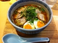 「とり玉そば（しょうゆだれ）」@元祖岡山とりそば 太田の写真