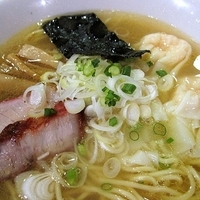 「白だしエビワンタン麺（ハーフ） 850円」@八雲の写真