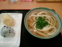 「かけうどん（温）」@讃岐うどん 條辺の写真