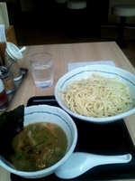 「魚介豚骨濃厚つけめん大盛」@由○ 品川港南店の写真