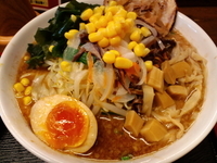 「味噌ラーメン（味濃いめ、極太麺）　650円」@丸直の写真