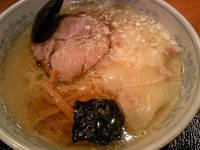 「塩わんたん麺」@支那そば ほしの家の写真