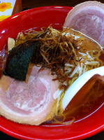 「こがしねぎ　塩ラーメン」@一条流がんこ総本家分家四谷荒木町の写真