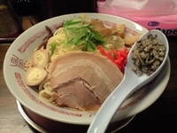 「冷やしラーメン大盛（550円）」@初代継承 哲麺 神保町店の写真