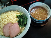 「つけ麺(大盛)750円+100円=850円」@横浜ラーメン 一心の写真