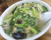 「青菜ソバ」@一楽食堂の写真