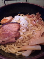 「油めん 大盛 ６００円＋１００円」@辛しやの写真