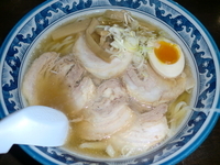 「チャーシューめん　８８０円」@手打ちらーめん麺之介の写真