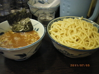 「つけ麺　大盛　￥850」@兎に角 松戸店の写真