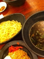 「半ちゃんつけ麺」@ラーメン段七 新大阪店の写真