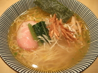 「塩そば　細麺」@饗 くろ㐂の写真