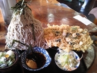 「かき揚げセット　大盛り」@奥会津の写真