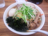 「野菜らーめん＋煮たまご」@らーめん榎穏の写真