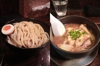 「塩つけめん（麺大盛り無料+ﾁｬｰｼｭｰ2枚増し￥200円）」@中華そば ことぶきやの写真