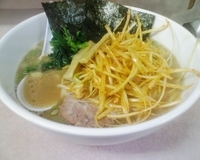 「ねぎらーめん(870円)(脂少なめ)」@横浜ラーメン あばん 上尾西口駅前店の写真